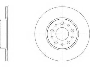 Гальмівний диск ROADHOUSE 6150000 на FIAT 500L