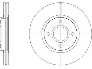 Гальмівний диск ROADHOUSE 6150210 на FORD B-MAX (JK)