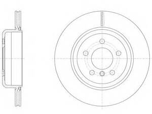 Тормозной диск ROADHOUSE 6155010 на BMW 5 (F10, F18)