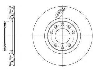 Гальмівний диск ROADHOUSE 6158310 на PEUGEOT 308 II
