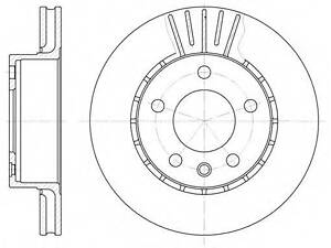 Гальмівний диск ROADHOUSE 620210 на OPEL OMEGA A (16_, 17_, 19_)