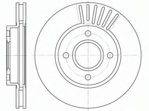 Гальмівний диск ROADHOUSE 621110 на FORD GRANADA I (GAE, GGE)