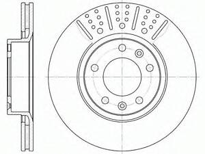 Гальмівний диск ROADHOUSE 626510 на CITROËN XM (Y3)