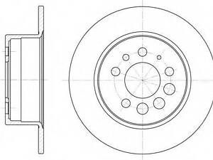 Гальмівний диск ROADHOUSE 628300 на VOLVO 240 седан (P242, P244)