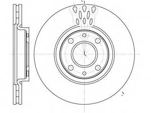 Гальмівний диск ROADHOUSE 644310 на FIAT PANDA (169)