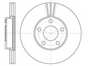 Гальмівний диск ROADHOUSE 654910 на VW PASSAT седан (3B2)