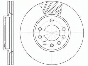 Гальмівний диск ROADHOUSE 658410 на VAUXHALL MERIVA Mk II (B)