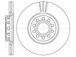 Гальмівний диск ROADHOUSE 659610 на AUDI A6 седан (4B2, C5)