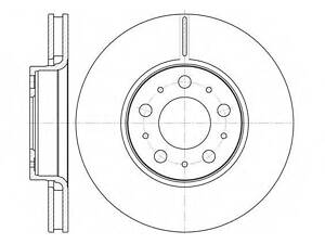 Гальмівний диск ROADHOUSE 661910 на VOLVO S70 седан (LS)