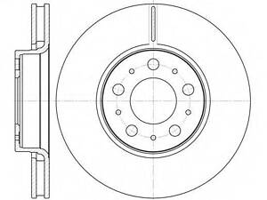 Гальмівний диск ROADHOUSE 661910 на VOLVO S70 седан (LS)