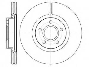 Гальмівний диск ROADHOUSE 671110 на FORD C-MAX II (DXA/CB7, DXA/CEU)