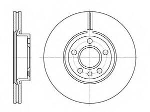 Тормозной диск ROADHOUSE 672810 на VW TRANSPORTER/CARAVELLE Mk IV автобус (70XB, 70XC, 7DB, 7DW)