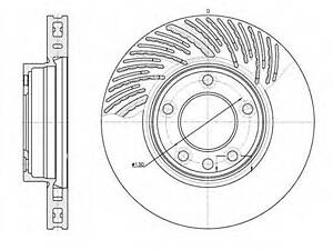 Гальмівний диск ROADHOUSE 677310 на VW TOUAREG (7P5)