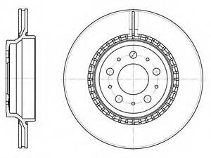 Гальмівний диск ROADHOUSE 677710 на VOLVO XC90 I универсал