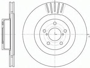 Гальмівний диск ROADHOUSE 681610 на SUBARU IMPREZA седан (GC)