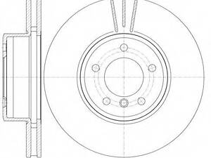 Гальмівний диск ROADHOUSE 685310 на BMW 5 седан (E60)