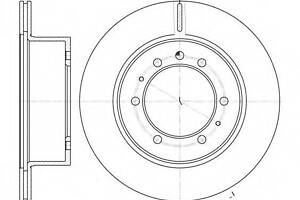 Гальмівний диск 692610