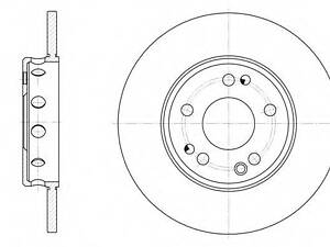 Гальмівний диск ROADHOUSE 605900 на OPEL KADETT D (31_-34_, 41_-44_)