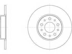 Гальмівний диск ROADHOUSE 6150000 на FIAT 500L