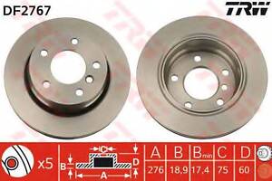 Гальмівний диск TRW DF2767 на BMW 3 Touring (E36)