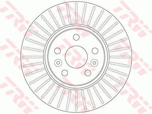 Гальмівний диск TRW DF6449