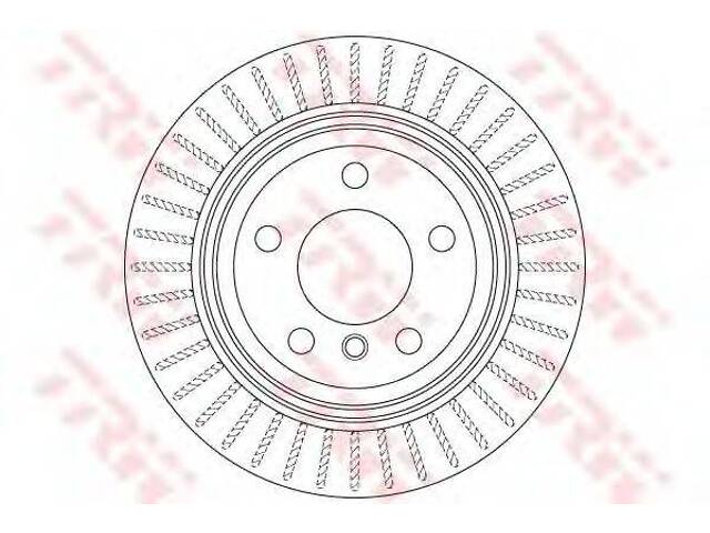 Тормозной диск TRW DF6513S на BMW 3 (F30, F35, F80)