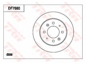 Гальмівний диск TRW DF7680 на KIA SPECTRA седан (LD)