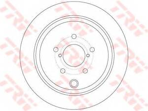 Гальмівний диск TRW DF6306 на SUBARU IMPREZA седан (GR)