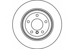 Гальмівний диск зад. E60/E61 01-10 Pro