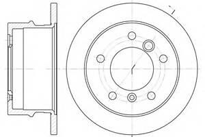 Гальмівний диск зад. Sprinter 208-216 96-06 (258x12)
