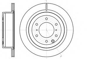 Гальмівний диск задн. Pajero/Montero/Shogun 06-
