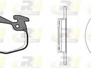 Гальмівний комплект (Диски RH 6130.00 + Колодки RH 2192.12) ROADHOUSE 819203 на PEUGEOT 205 (741A/C)