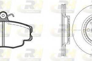 Тормозной комплект (RH 6144.10 + Колодки RH 2141.02) ROADHOUSE 814102 на RENAULT MEGANE I (BA0/1_)