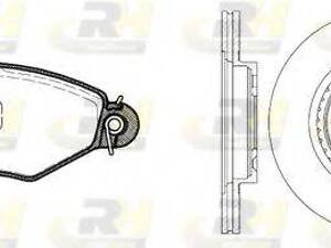 Гальмівний комплект (Диски RH 6144.10 + Колодки RH 2643.01) ROADHOUSE 864305 на RENAULT KANGOO (KC0/1_)