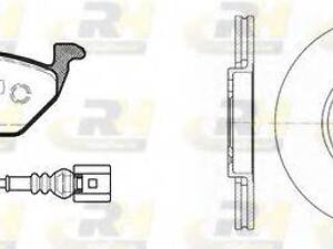 Гальмівний комплект (Диски RH 6544.10 + Колодки RH 2633.21) ROADHOUSE 863308 на SEAT IBIZA V (6J5, 6P5)