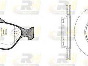 Тормозной комплект (Диски RH 6575.10 + Колодки RH 2766.00) ROADHOUSE 876600 на FORD FIESTA Mk IV (JA_, JB_)