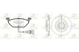 Гальмівний комплект (Диски RH 6647.10 + Колодки RH 2633.41) ROADHOUSE 863305 на SEAT LEON (1P1)