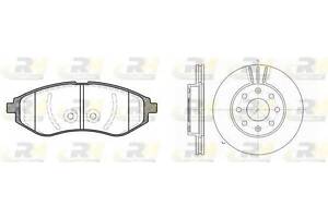 Гальмівний комплект (Диски RH 6655.10 + Колодки RH 2986.00) ROADHOUSE 898600 на DAEWOO KALOS (KLAS)