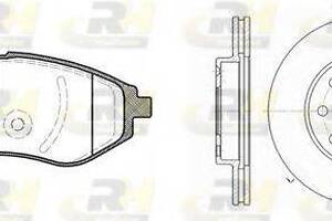 Гальмівний комплект (Диски RH 6655.10 + Колодки RH 2986.00) ROADHOUSE 898600 на DAEWOO KALOS (KLAS)