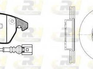Гальмівний комплект (Диски RH 6648.10 + Колодки RH 21030.01) ROADHOUSE 8103000 на VW GOLF TOURAN (1T3)