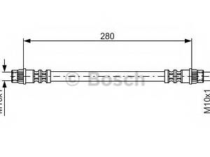 Гальмівний шланг BOSCH 1987476517 на DACIA DUSTER