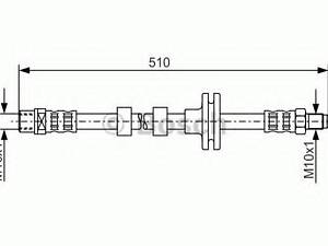 Гальмівний шланг BOSCH 1987481157 на LAND ROVER RANGE ROVER Mk III (LM)