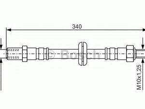 Гальмівний шланг BOSCH 1987476191 на LADA SABLE (21099)