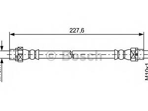 Гальмівний шланг BOSCH 1987481582 на BMW X5 (E70)