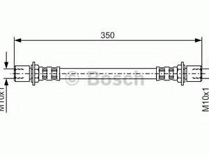 Гальмівний шланг BOSCH 1987476552 на TOYOTA CARINA Mk II седан (_T17_)