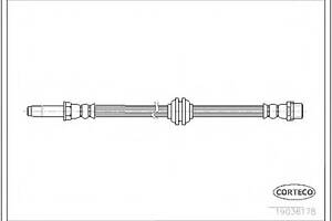 Гальмівний шланг зад. MB Sprinter 311-519 06- (545mm)