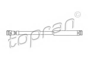 Гальмівний шланг зад TOPRAN 110396 на VW GOLF PLUS (5M1, 521)