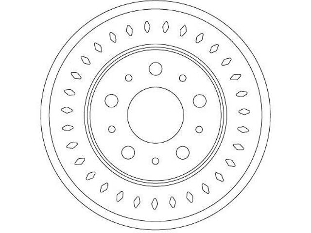 Гальмівний диск Citroen Jumper - Фото 1