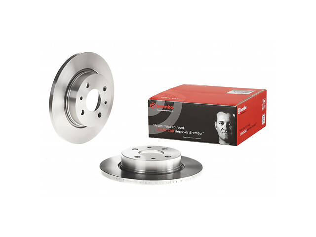 Тормозной диск передний Lada 2108 1986-2013 BREMBO 08.5211.10 - Фото 1