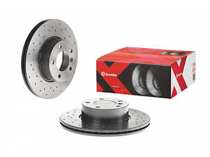 Тормозной диск передний (перфорированный) BMW 3 (F30) 2012-2019 BREMBO 09.B337.2X